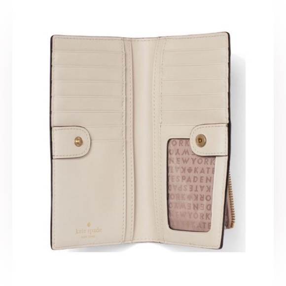 ❌SALE❌NWT KATE SPADE STACY LARGE SLIM BIFOLD WALLET BAY STREET Priced to sell. - Picture 5 of 7